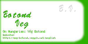 botond veg business card